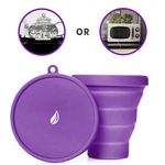 Ingrijire personala si Cosmetice - Ingrijire personala - Igiena intima - Tampoane si absorbante - Sterilizator Cupe Menstruale, Linovit®, Pliabil, Silicon medical, Reutilizabil, 230ml, Mov - Infinity.ro