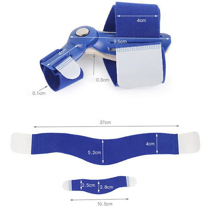 Ingrijire personala si Cosmetice - Sanatate si wellness - Aparate medicale - Suporturi ortopedice si orteze - Set 2 bucati Corector Monturi, Linovit®, Eliminarea Inflamatiilor si Ameliorarea Durerii, Ajustabil, Albastru - Infinity.ro