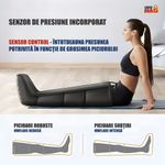 Ingrijire personala si Cosmetice - Sanatate si wellness - Articole wellness - Aparate si dispozitive de masaj - Aparat masaj picioare Linomag®, presopunctura, drenaj, 8 camere aer, 8 intensitati, 3 moduri, relaxare - Infinity.ro