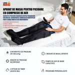Ingrijire personala si Cosmetice - Sanatate si wellness - Articole wellness - Aparate si dispozitive de masaj - Aparat masaj picioare Linomag®, presopunctura, drenaj, 8 camere aer, 8 intensitati, 3 moduri, relaxare - Infinity.ro