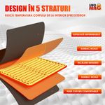 Ingrijire personala si Cosmetice - Sanatate si wellness - Articole wellness - Incalzitoare corporale - Termocuverta Sauna 2 Zone Infrarosu LINOMAG®, 10 folii, Detox, Ardere grasimi, 35-80°C, 180x80cm, Negru - Infinity.ro