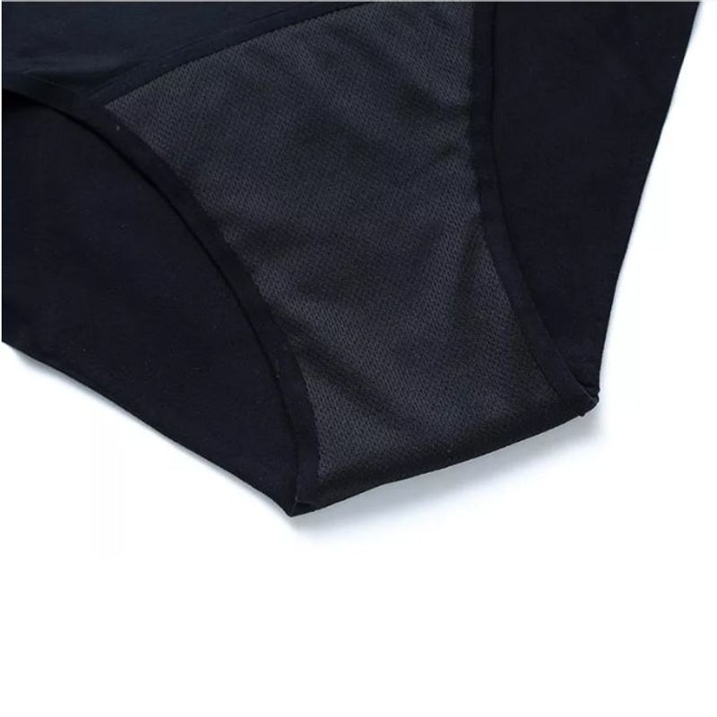 Fashion, accesorii si bijuterii - Femei - Lenjerie si pijamale femei - Lenjerie intima femei - Chiloti Menstruali cu Cusaturi Lipite - Negru - S - Infinity.ro