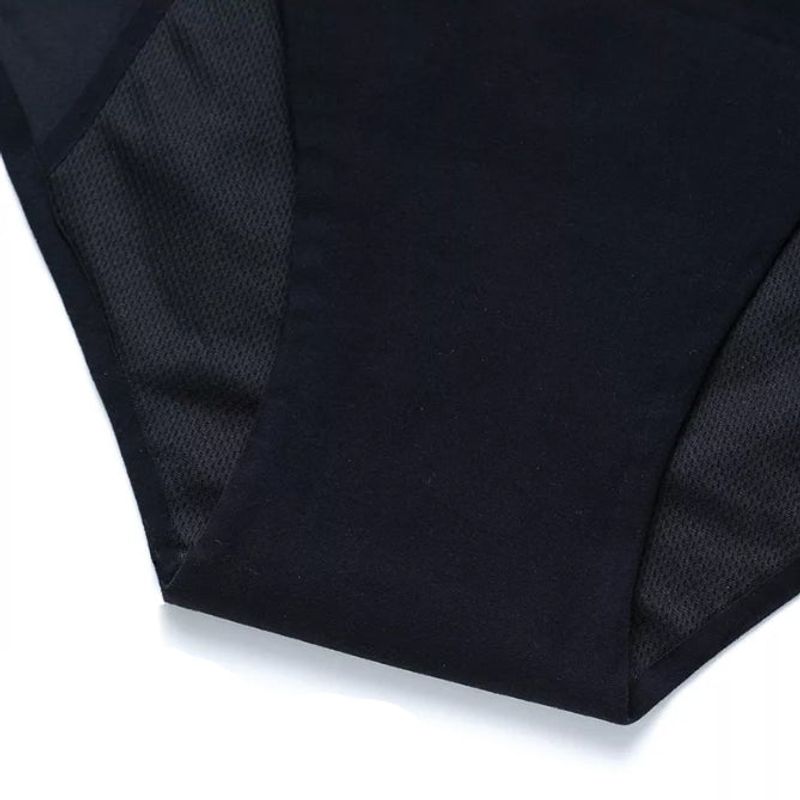 Fashion, accesorii si bijuterii - Femei - Lenjerie si pijamale femei - Lenjerie intima femei - Chiloti Menstruali cu Cusaturi Lipite - Negru - S - Infinity.ro