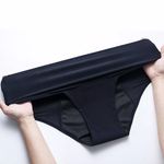 Fashion, accesorii si bijuterii - Femei - Lenjerie si pijamale femei - Lenjerie intima femei - Chiloti Menstruali cu Cusaturi Lipite - Negru - S - Infinity.ro