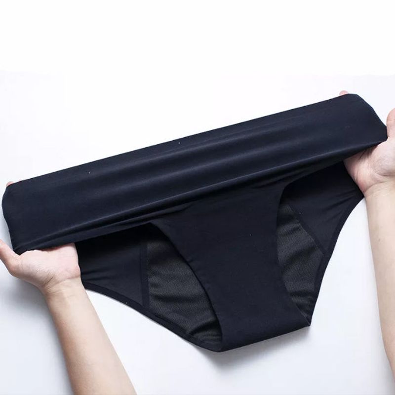 Fashion, accesorii si bijuterii - Femei - Lenjerie si pijamale femei - Lenjerie intima femei - Chiloti Menstruali cu Cusaturi Lipite - Negru - S - Infinity.ro