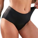 Fashion, accesorii si bijuterii - Femei - Lenjerie si pijamale femei - Lenjerie intima femei - Chiloti Menstruali cu Cusaturi Lipite - Negru - S - Infinity.ro