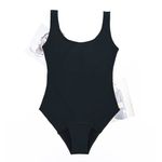 Fashion, accesorii si bijuterii - Femei - Lenjerie si pijamale femei - Costume de baie femei - Costum de Baie Menstrual - Lora - Negru, XL - Infinity.ro