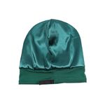 Fashion, accesorii si bijuterii - Femei - Accesorii femei - Accesorii pentru par femei - Boneta de noapte pentru protectie par cu interior din satin, Verde Smarald - Verde Smarald - Infinity.ro