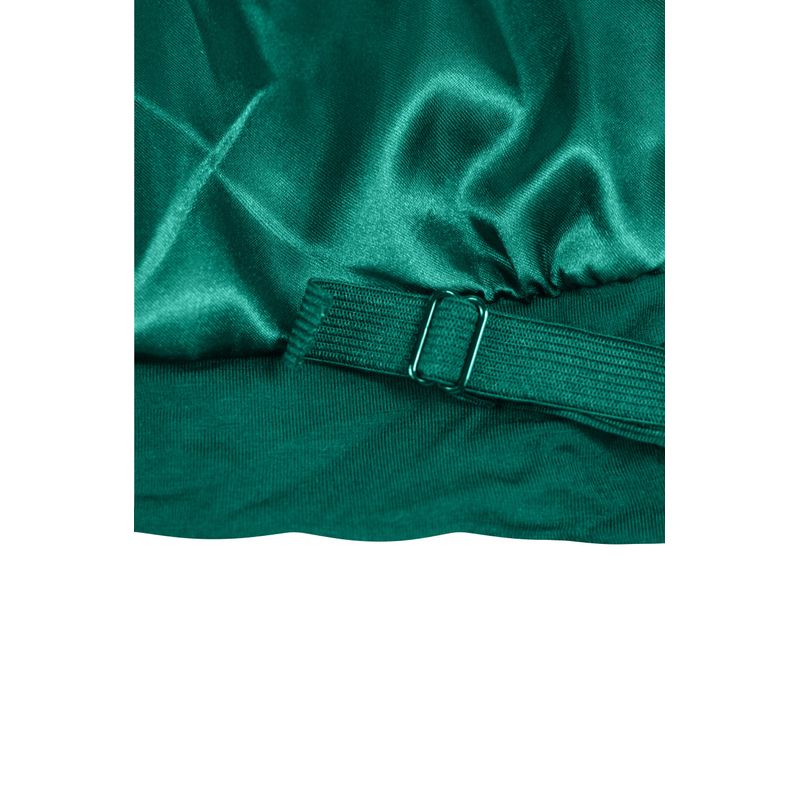Fashion, accesorii si bijuterii - Femei - Accesorii femei - Accesorii pentru par femei - Boneta de noapte pentru protectie par cu interior din satin, Verde Smarald - Verde Smarald - Infinity.ro