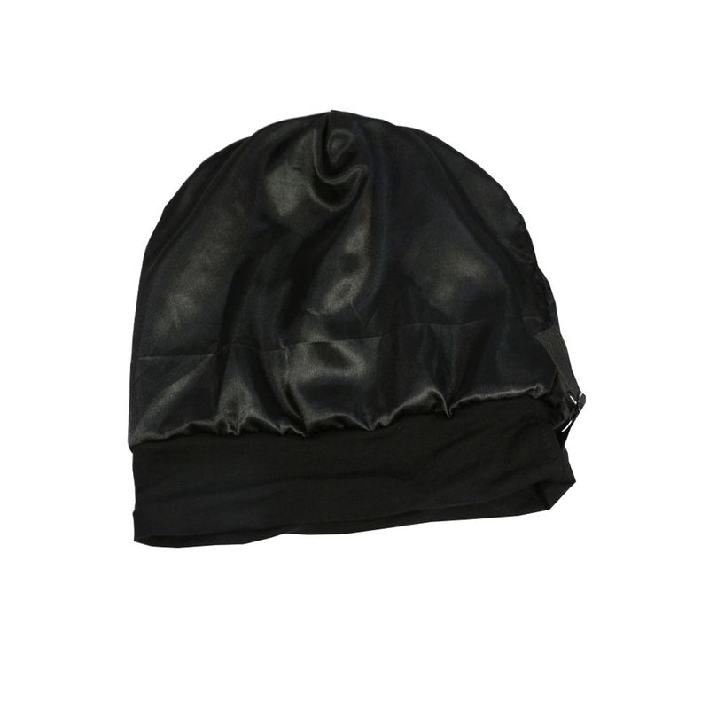Fashion, accesorii si bijuterii - Femei - Accesorii femei - Accesorii pentru par femei - Boneta de noapte pentru protectie par cu interior din satin, Negru - Negru - Infinity.ro