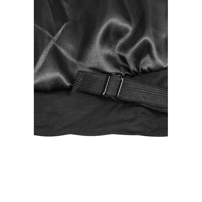 Fashion, accesorii si bijuterii - Femei - Accesorii femei - Accesorii pentru par femei - Boneta de noapte pentru protectie par cu interior din satin, Negru - Negru - Infinity.ro