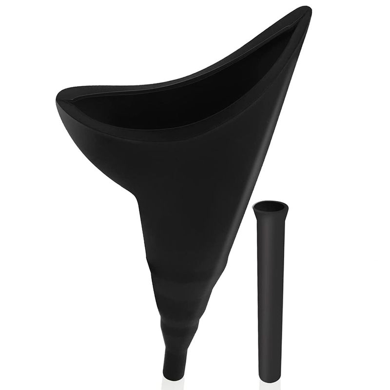 Ingrijire personala si Cosmetice - Sanatate si wellness - Aparate medicale - Dispozitive si accesorii medicale uz casnic - Dispozitiv pentru Urinat din Silicon cu Extensie Detasabila, Negru - Negru - Infinity.ro