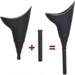 Ingrijire personala si Cosmetice - Sanatate si wellness - Aparate medicale - Dispozitive si accesorii medicale uz casnic - Dispozitiv pentru Urinat din Silicon cu Extensie Detasabila, Negru - Negru - Infinity.ro