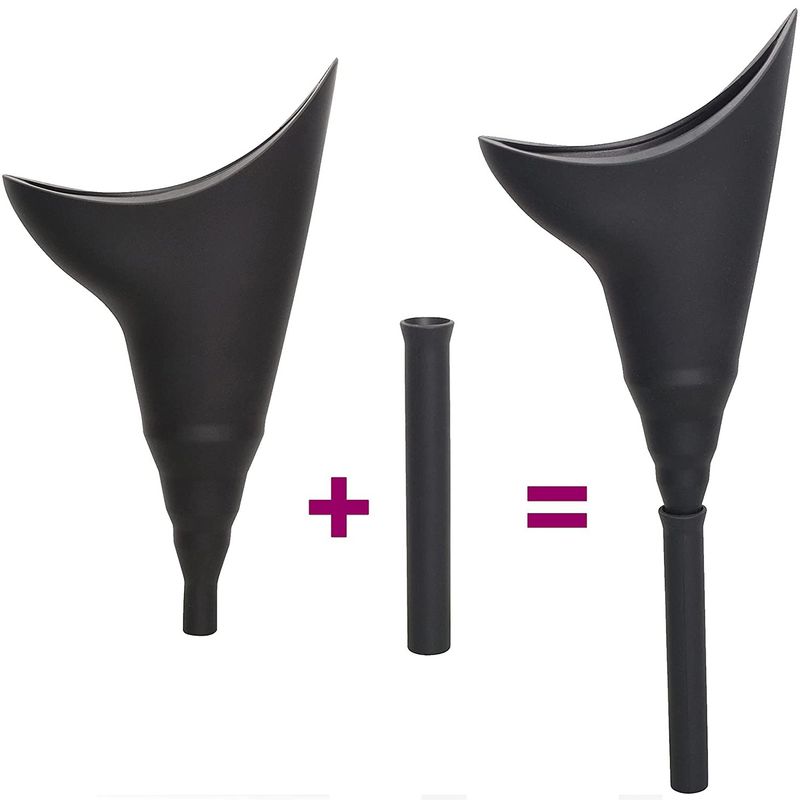 Ingrijire personala si Cosmetice - Sanatate si wellness - Aparate medicale - Dispozitive si accesorii medicale uz casnic - Dispozitiv pentru Urinat din Silicon cu Extensie Detasabila, Negru - Negru - Infinity.ro