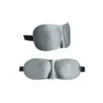 Sport si Outdoor - Articole de voiaj - Accesorii articole de voiaj - Set de perna si masca de dormit pentru calatorii, gri,Gonga® - Infinity.ro