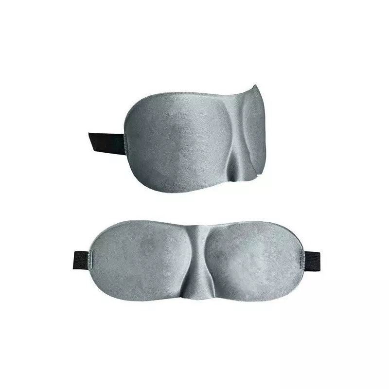 Sport si Outdoor - Articole de voiaj - Accesorii articole de voiaj - Set de perna si masca de dormit pentru calatorii, gri,Gonga® - Infinity.ro
