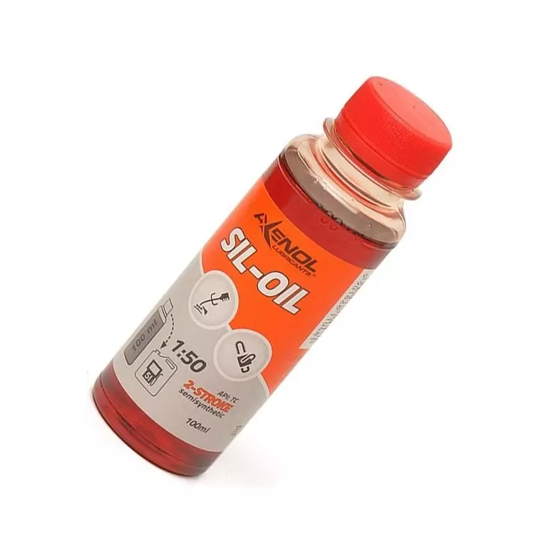 Auto si Moto - Intretinere auto - Uleiuri si lichide - Ulei pentru motoare in doi timpi Axenol, 100 ml Rosu - Infinity.ro