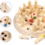 Jucarii, Copii si Bebe - Jucarii si jocuri - Jucarii & jocuri educative - Jocuri si jucarii educative - Joc memorie din lemn din lemn cu pioni colorati, Memory Chess, 3 ani+, EduJucarii - Infinity.ro