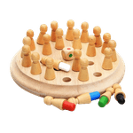 Jucarii, Copii si Bebe - Jucarii si jocuri - Jucarii & jocuri educative - Jocuri si jucarii educative - Joc memorie din lemn din lemn cu pioni colorati, Memory Chess, 3 ani+, EduJucarii - Infinity.ro