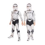 Jucarii, Copii si Bebe - Jucarii si jocuri - Jucarii de rol - Masti si costume copii - Costum Stormtrooper KidMania® cu muschi si masca pentru copii 3-5 ani 90-110 cm - Infinity.ro