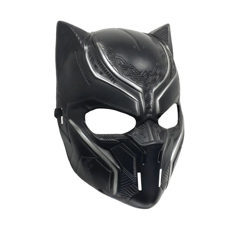 Jucarii, Copii si Bebe - Jucarii si jocuri - Jucarii de rol - Masti si costume copii - Costum Black Panther KidMania® cu muschi si masca pentru copii 5-7 ani 110-120 cm - Infinity.ro