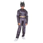 Jucarii, Copii si Bebe - Jucarii si jocuri - Jucarii de rol - Masti si costume copii - Costum Batman KidMania® cu muschi si masca pentru copii 5-7 ani 110-120 cm - Infinity.ro