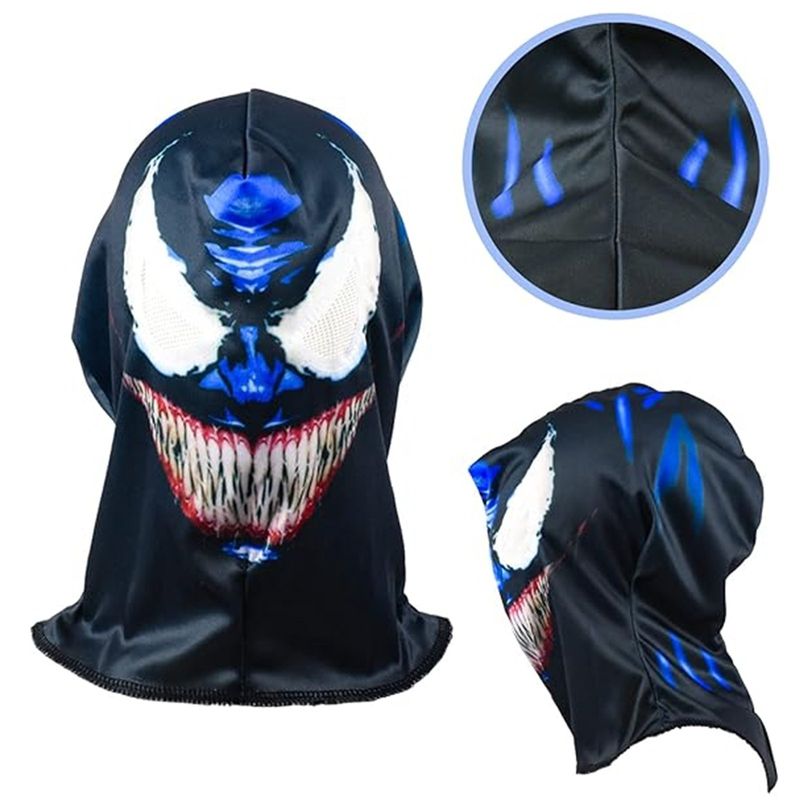 Jucarii, Copii si Bebe - Jucarii si jocuri - Jucarii de rol - Masti si costume copii - Costum Venom KidMania® cu muschi si cagula pentru copii 5-7 ani 110-120 cm - Infinity.ro