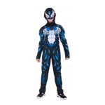 Jucarii, Copii si Bebe - Jucarii si jocuri - Jucarii de rol - Masti si costume copii - Costum Venom KidMania® cu muschi si cagula pentru copii 7-9 ani 120-130 cm - Infinity.ro