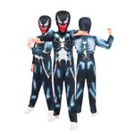 Jucarii, Copii si Bebe - Jucarii si jocuri - Jucarii de rol - Masti si costume copii - Costum Venom KidMania® cu muschi pentru copii 5-7 ani 110-120 cm - Infinity.ro