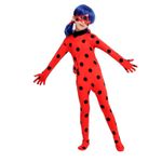 Jucarii, Copii si Bebe - Jucarii si jocuri - Jucarii de rol - Masti si costume copii - Set costum Buburuza Miraculoasa KidMania® cu accesorii pentru fete 3-5 ani 100-110 cm - Infinity.ro