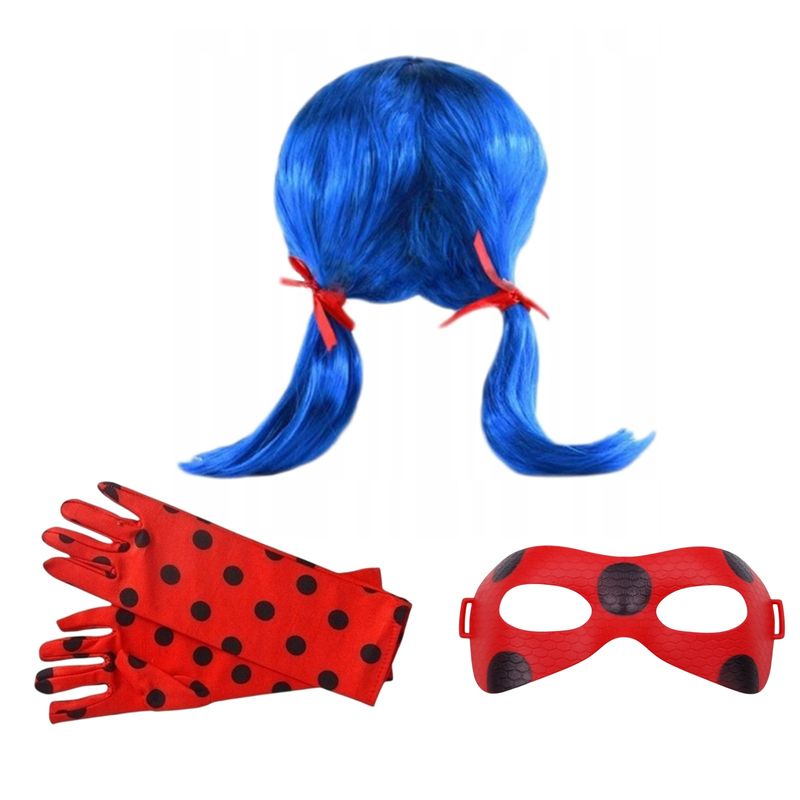 Jucarii, Copii si Bebe - Jucarii si jocuri - Jucarii de rol - Masti si costume copii - Set costum Buburuza Miraculoasa KidMania® cu accesorii pentru fete 3-5 ani 100-110 cm - Infinity.ro