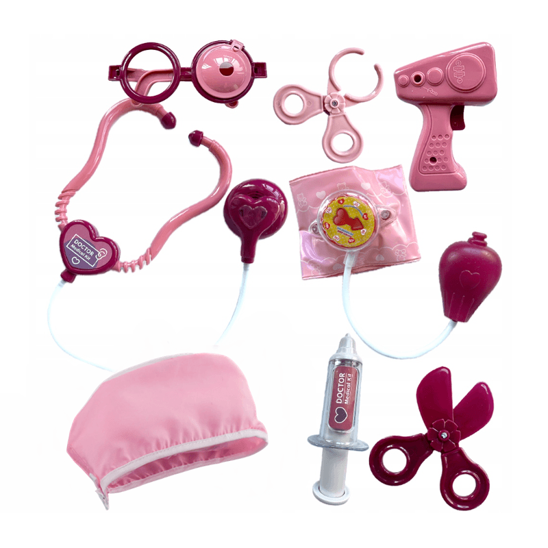 Jucarii, Copii si Bebe - Jucarii si jocuri - Jucarii de rol - Masti si costume copii - Costum asistenta medicala KidMania® cu accesorii pentru fete 3-5 ani 90-110 cm - Infinity.ro