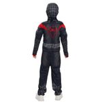 Jucarii, Copii si Bebe - Jucarii si jocuri - Jucarii de rol - Masti si costume copii - Costum Spiderman negru KidMania® cu muschi pentru copii 3-5 ani 90-110 cm - Infinity.ro
