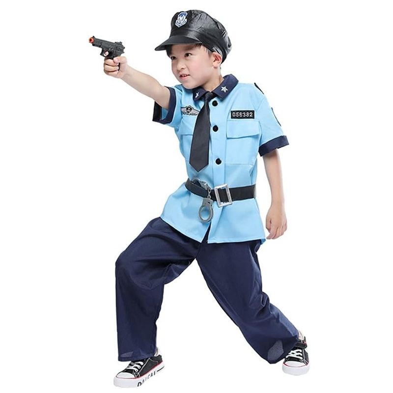 Jucarii, Copii si Bebe - Jucarii si jocuri - Jucarii de rol - Masti si costume copii - Costum politist KidMania® pentru copii 5-7 ani 110-120 cm - Infinity.ro