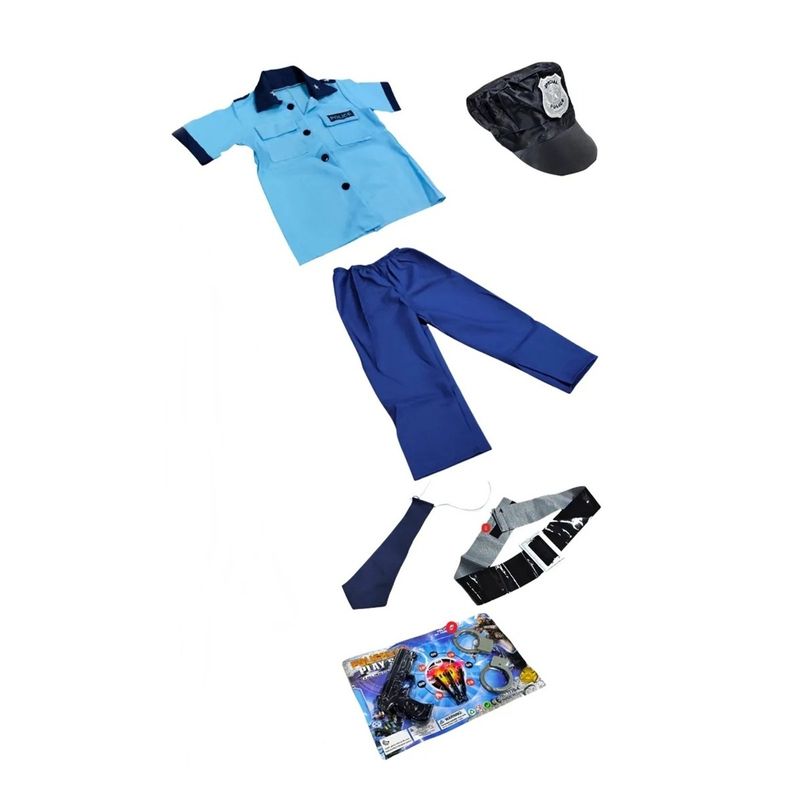 Jucarii, Copii si Bebe - Jucarii si jocuri - Jucarii de rol - Masti si costume copii - Costum politist KidMania® pentru copii 7-8 ani 120-130 cm - Infinity.ro