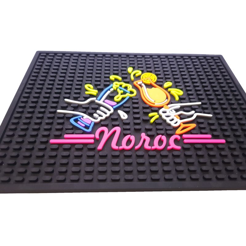 Casa si Gradina - Bucatarie si vesela - Accesorii bar - Suporturi bauturi - Covoras de bar Ultra Tiki Noroc Barmat distractiv si vibrant pentru Bar Cafenea 285 x 215 mm BM0051 - Infinity.ro