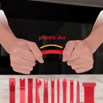 Auto si Moto - Reparatii si depanare - Scule auto - Scule si truse auto - Trusa scule plastic, 11 bucati, pentru demontare clipsuri si ornamente  tapiterie auto, plastic, husa depozitare, nu deterioreaza suprafata tapiteriei - Infinity.ro