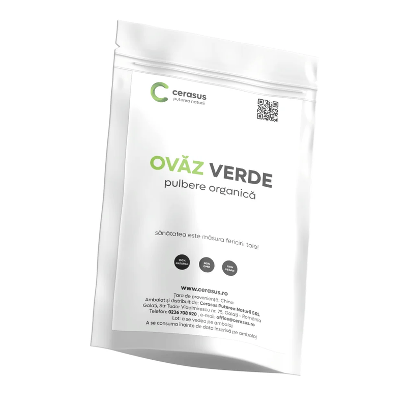 Ingrijire personala si Cosmetice - Sanatate si wellness - Suplimente alimentare - Alte suplimente alimentare - Pulbere din Ovaz Verde Vrac - 500g - Infinity.ro