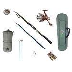 Sport si Outdoor - Sporturi acvatice - Pescuit - Lansete - Set pescuit sportiv cu lanseta de 2.7 m, undita tronson scurt de 6.3 m si accesorii Cool Angel - Infinity.ro