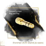 TV, Audio-Video si Foto - Audio Hi-Fi - Accesorii Audio Hi-Fi - Adaptor Audio Premium Stereo - Transmisie Stabila, Jack 3.5mm Mama la 6.35mm Tata, Conector Auriu, Sunet Hi-Fi - Infinity.ro