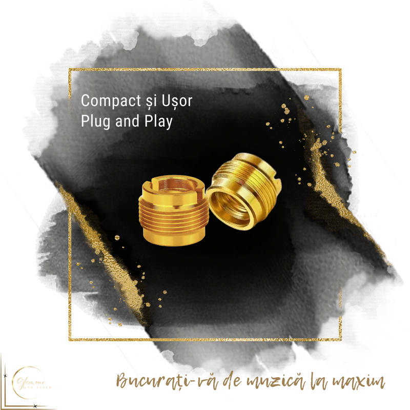 TV, Audio-Video si Foto - Audio Hi-Fi - Accesorii Audio Hi-Fi - Adaptor pentru Stativ Microfon Camera si Echipamente de Inregistrare din Aluminiu, Filet Mama 3/8" la Filet Tata 5/8" - Infinity.ro