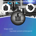 TV, Audio-Video si Foto - Audio Hi-Fi - Accesorii Audio Hi-Fi - Adaptor Aluminiu, Filet Mama 5/8" la Filet Tata 1/4" pentru Stativ Microfon, Camera, Echipamente de Inregistrare Sonora - Infinity.ro