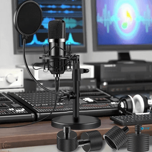 Adaptor Aluminiu, Filet Mama 5/8" la Filet Tata 1/4" pentru Stativ Microfon, Camera, Echipamente de Inregistrare Sonora