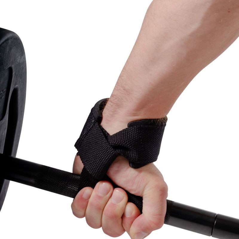 Sport si Outdoor - Fitness - Aparate fitness - Accesorii aparate fitness - Set curele de ridicare Pure 2 Improve, Negru, 60x4 cm – Suport maxim pentru antrenamentele tale de forta - Infinity.ro