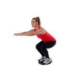 Sport si Outdoor - Fitness - Aparate fitness - Accesorii aparate fitness - Placa de echilibru Pure 2 Improve – Ø 35 cm, inaltime reglabila pana la 7 cm, negru/rosu - Infinity.ro