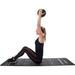 Sport si Outdoor - Fitness - Accesorii fitness - Mingi de fitness - Minge medicinala 5 kg Pure 2 Improve – Galben/Negru, din cauciuc, pentru antrenamente functionale - Infinity.ro