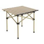 Sport si Outdoor - Camping - Mobilier pentru camping - Mese camping - Masa pliabila, cu cadru metalic si blat rezistent, compacta pentru camping – 53x51x50 cm, eCarla, SC10JBR - Infinity.ro