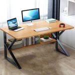 PC, gaming si accesorii - Gaming - Accesorii gaming - Birouri gaming - Birou de calculator, cu raft, Ecarla, 80 x 40 x 72 cm, STL04BR - Infinity.ro