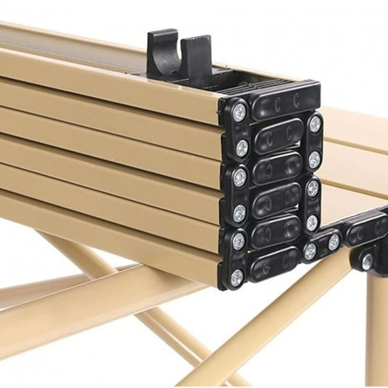 Sport si Outdoor - Camping - Mobilier pentru camping - Mese camping - Masa pliabila, cu cadru metalic si blat rezistent, compacta pentru camping – 95x56x50 cm, eCarla, SC09K - Infinity.ro