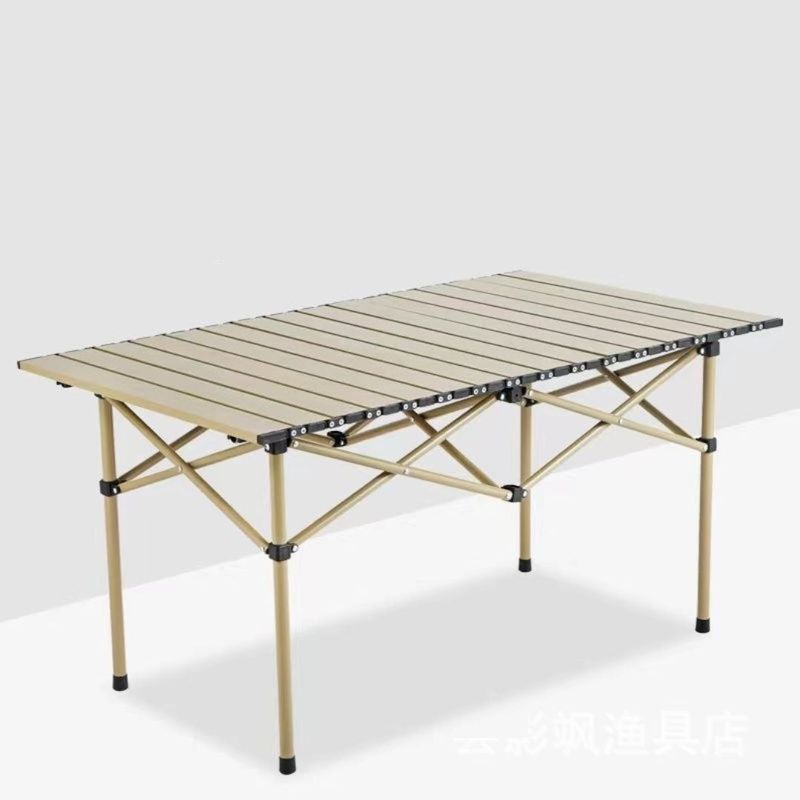 Sport si Outdoor - Camping - Mobilier pentru camping - Mese camping - Masa pliabila, cu cadru metalic si blat rezistent, compacta pentru camping – 95x56x50 cm, eCarla, SC09K - Infinity.ro